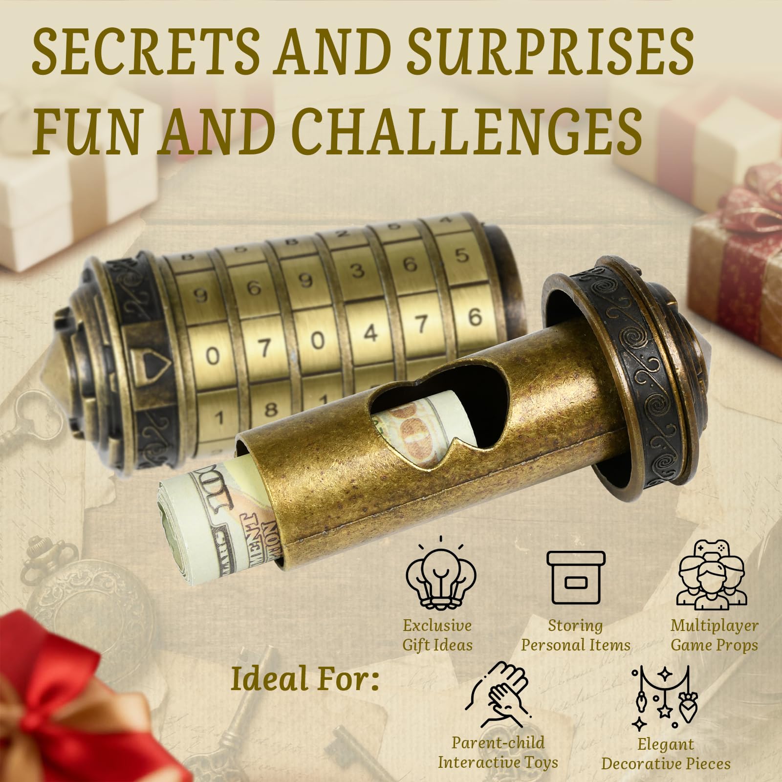 Wellsee Da Vinci Code mini numbers for teens and adults at a puzzle session