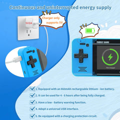 WELLST·G 3-inch LCD screen delivers clear visuals for retro gaming on the move.