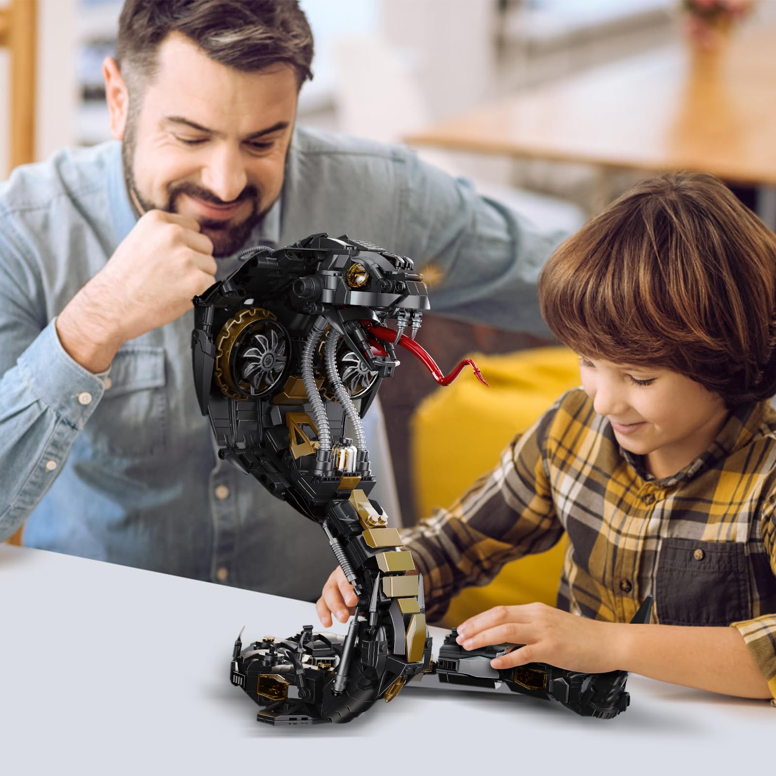 WEMEWEME snake adjustable jaw, expressive features for lifelike posing.