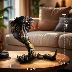 WEMEWEME cyberpunk snake, striking aesthetic for collectors and display shelves.