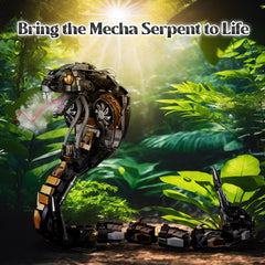 WEMEWEME snake display frame, premium cyberpunk art for modern desks.
