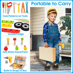 WEMEMORN portable toolbox suitable for outdoor play and travel