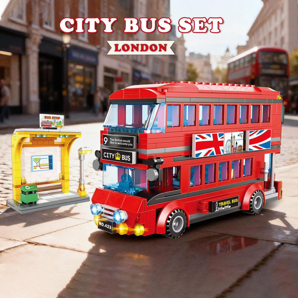 WEMEWEME London City Bus wheels in action, smooth push-and-go play.