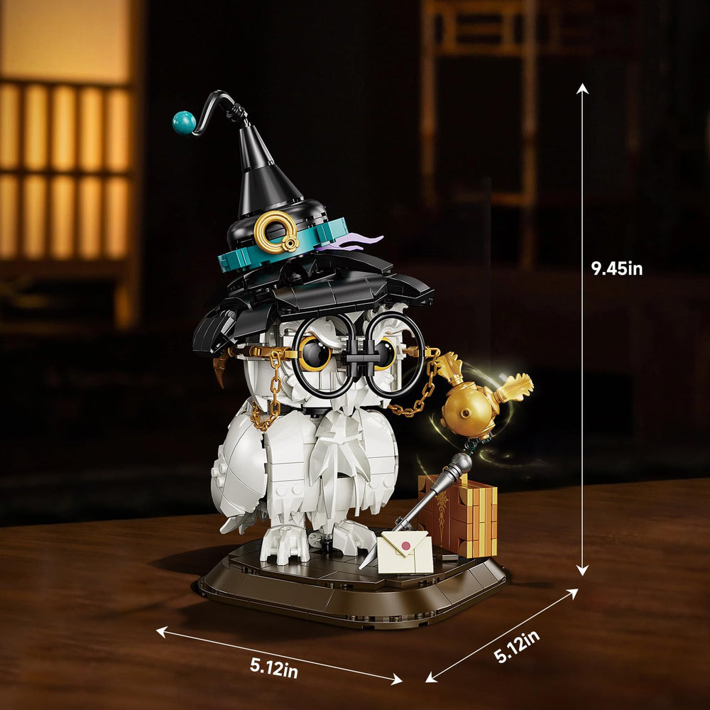 WEMEWEME Owl Building Set 756-piece build offers a rewarding challenge.