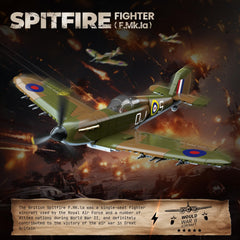 WEMEWEME Spitfire propeller detail enhances realism during hands-on build and display.
