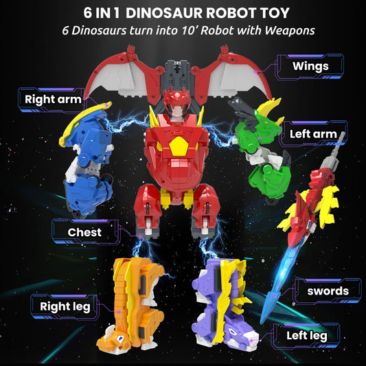 Wenbeier tyrannosaurus robot figure in action for dynamic play