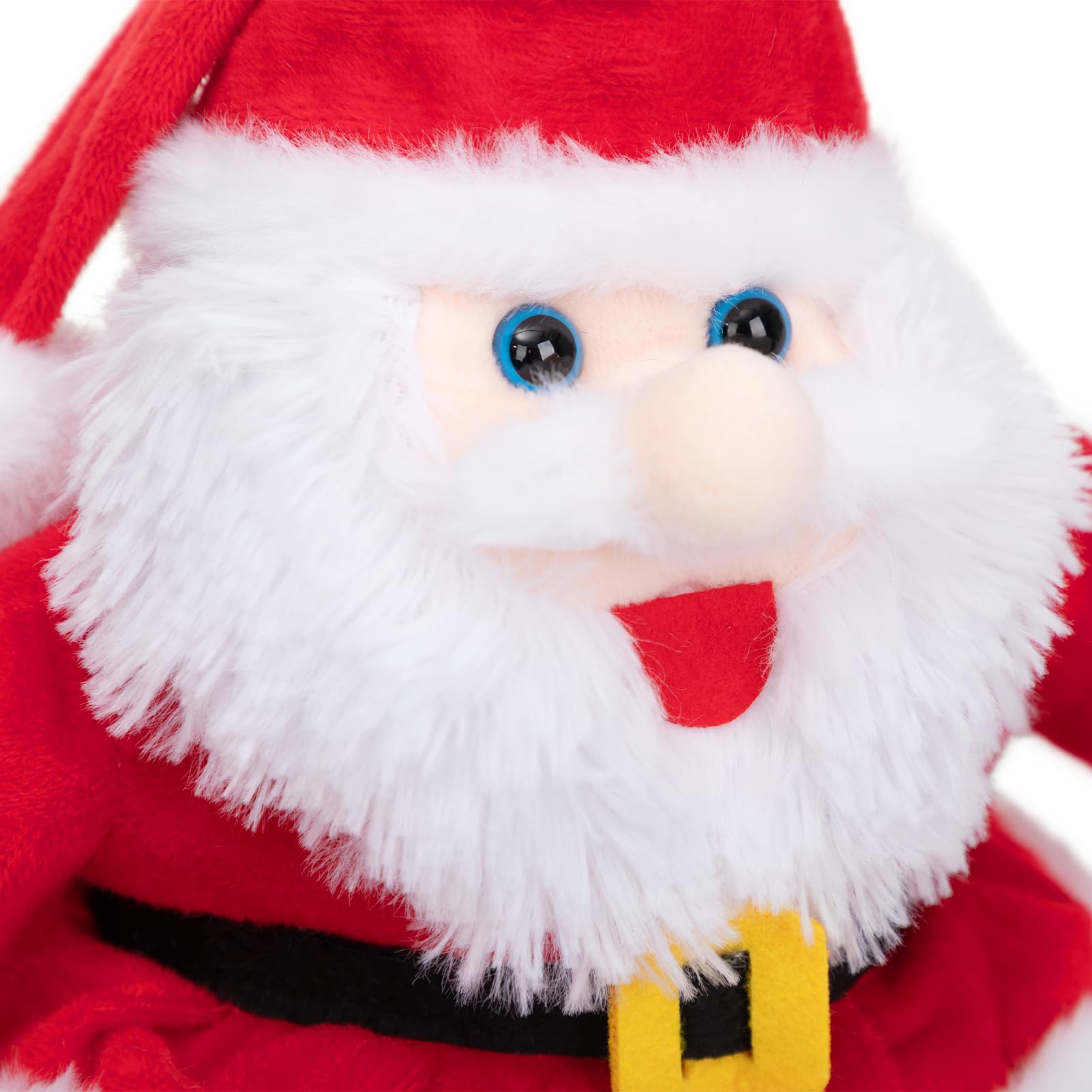 WENMOTDY Santa plush with child, great for cozy play.