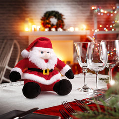WENMOTDY Santa plush used in-store display invites holiday cheer.