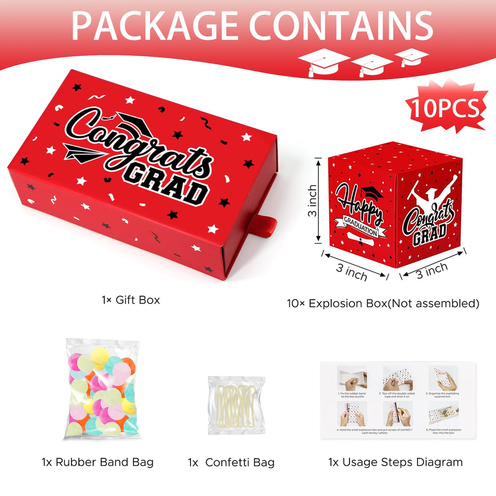 WenmthG confetti pack inside adds festive sparkle to the money gift.