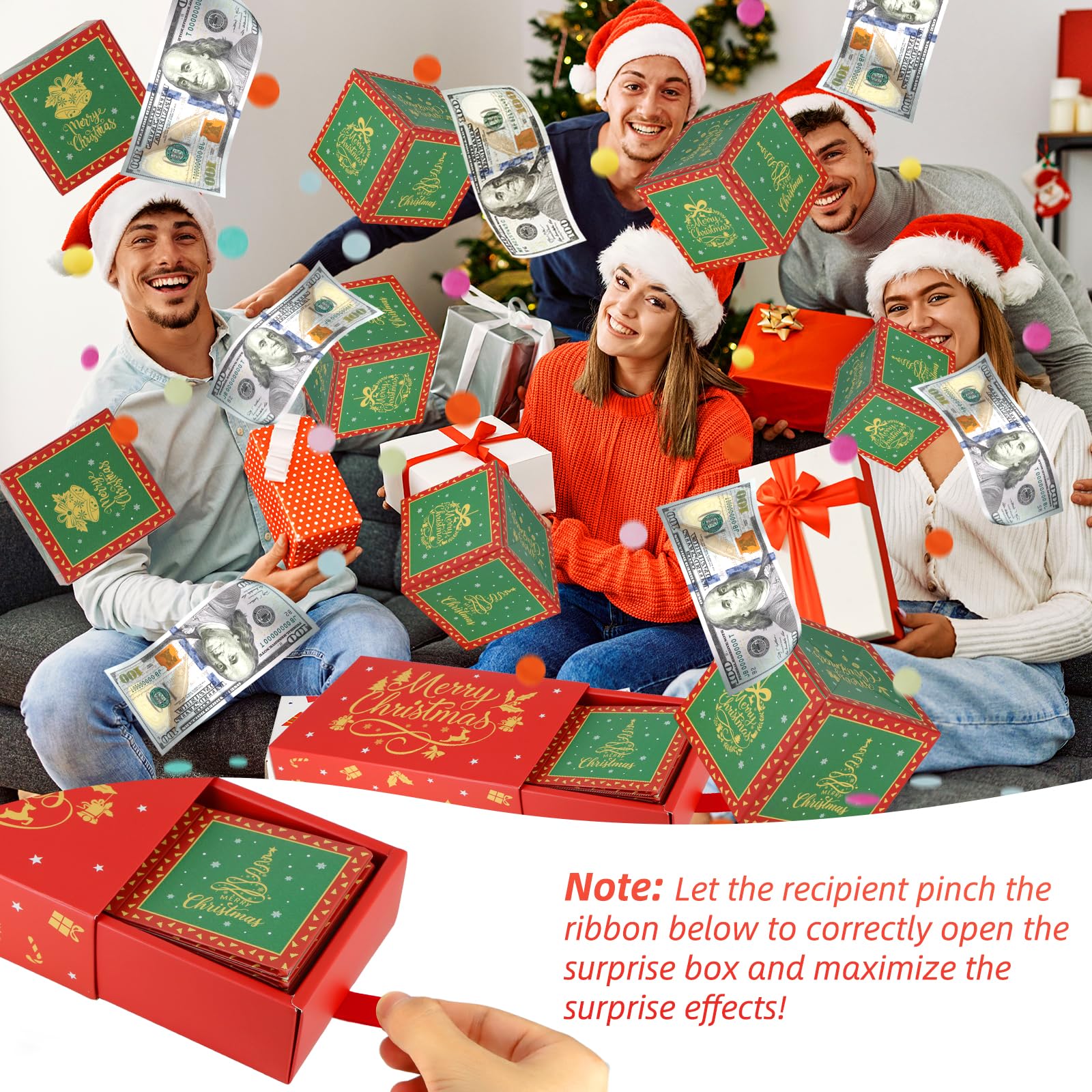 WenmthG package includes multiple boxes for versatile gift setups.