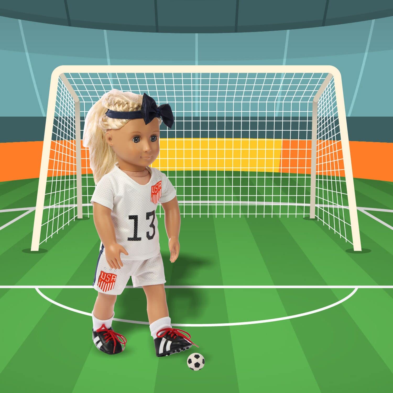 Wenzhuo doll accessories including hair bands and medals for styling