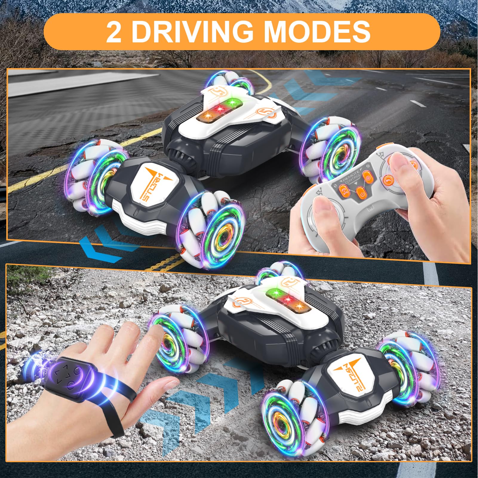 Weocar gesture-sensing RC remote control, gravity sensing mode included