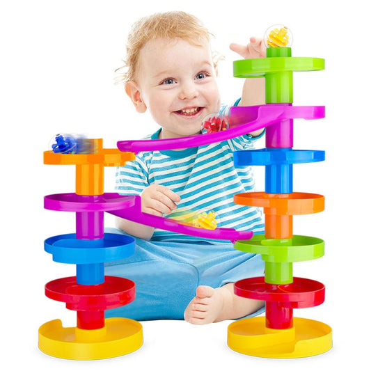 WEofferwhatYOUwant 16-piece STEM playset with ramps and bridges for creative problem solving