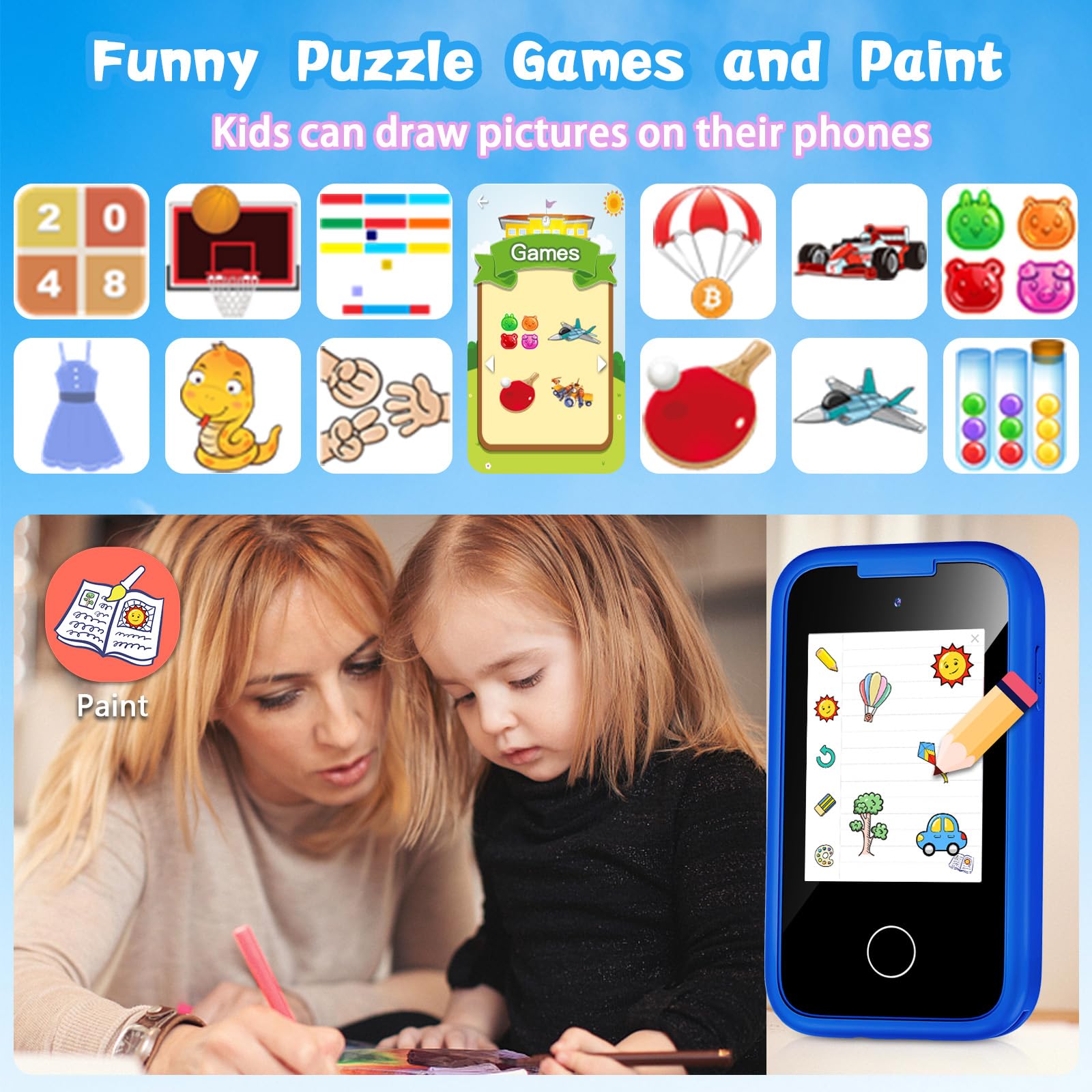 WEOLULI kids phone featuring alphabet lessons for early literacy practice