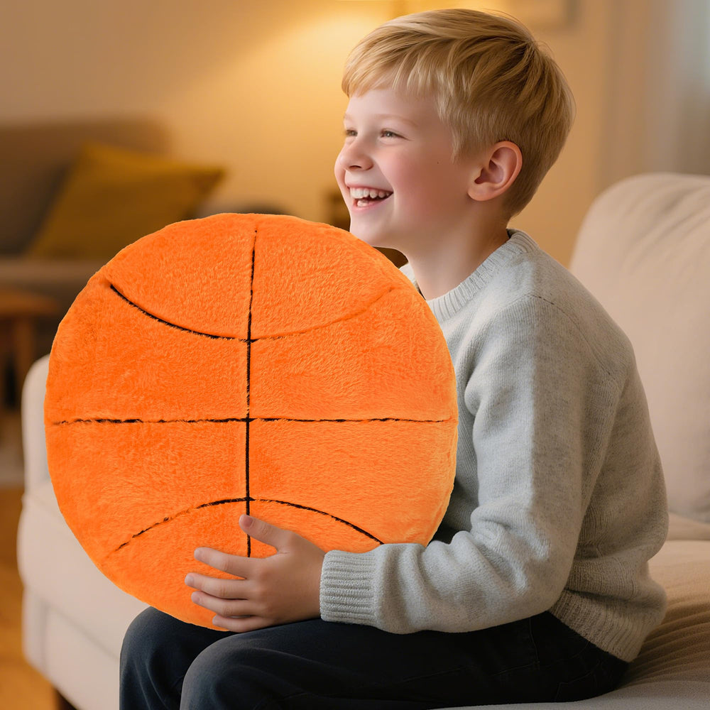 Wepop adults sports room decor basketball pillow for stylish game space.