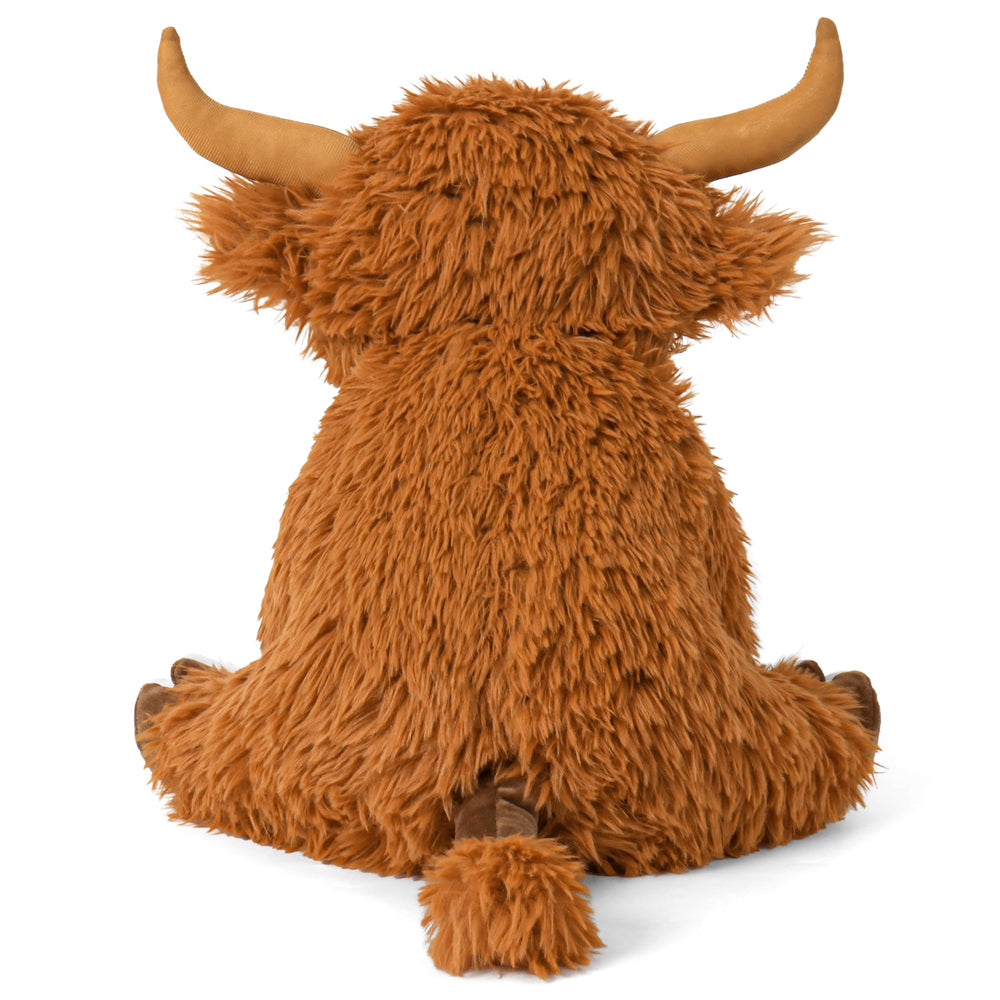 Wepop Highland Cow plush machine washable for easy cleaning