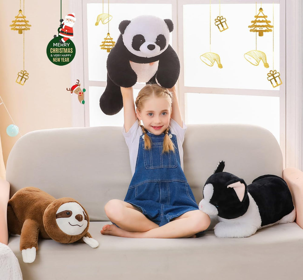 Decor-friendly plush pillow by Wepop Sloth for couches and beds