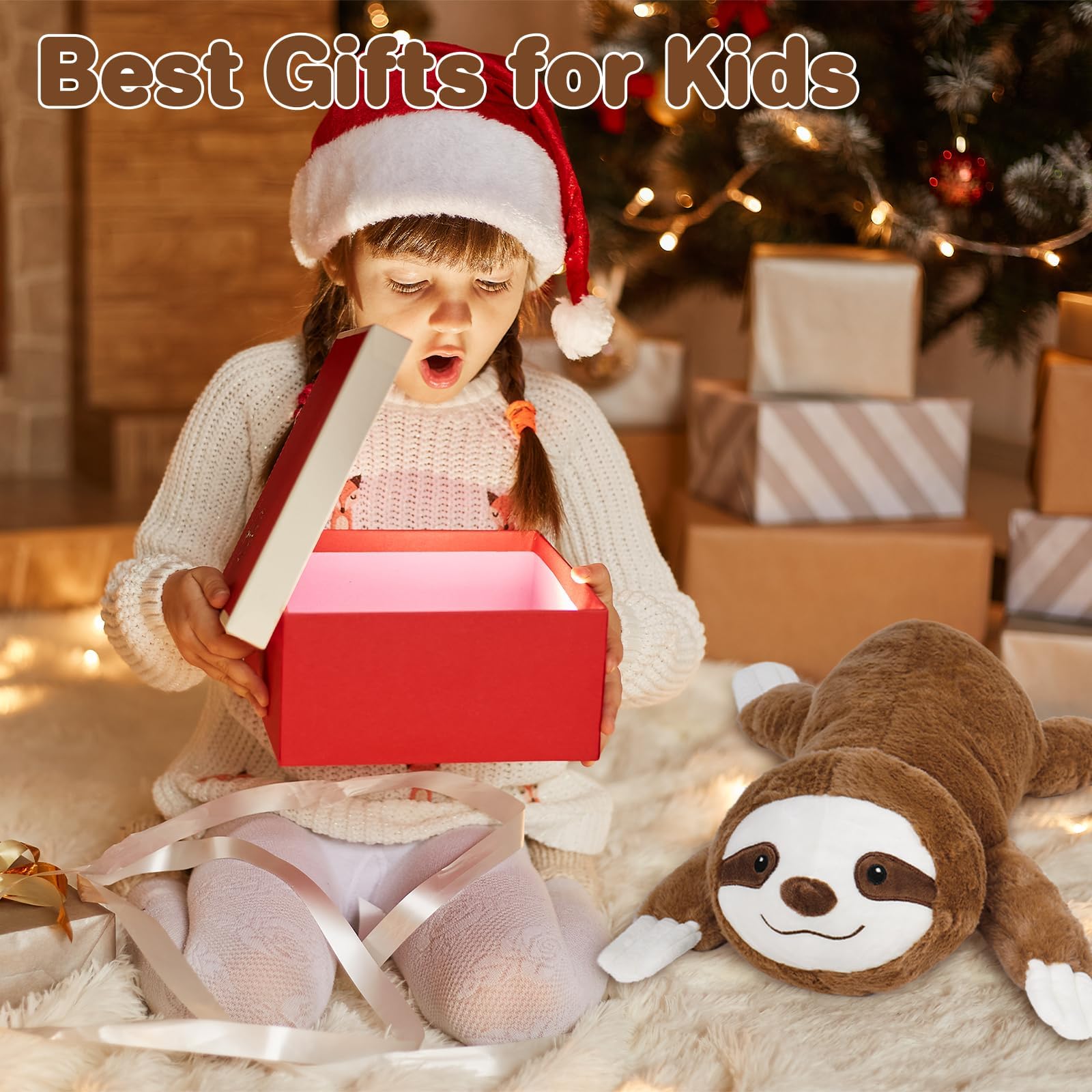 Gift-ready Wepop Sloth cuddle toy for kids and adults