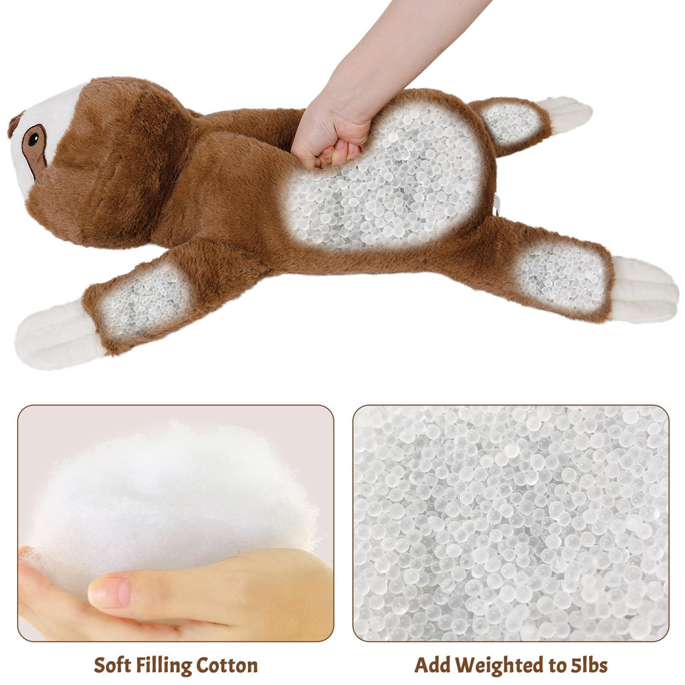 Soft plush PP cotton material of Wepop Sloth for a plush touch