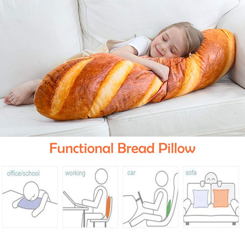 Wepop plush bread toy with soft texture for playful home decor.
