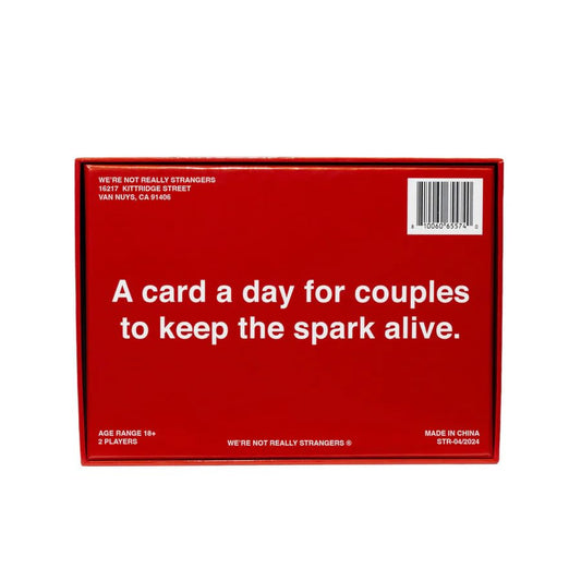 WE'RE NOT REALLY STRANGERS heart-shaped scratch tool ready to reveal prompts.