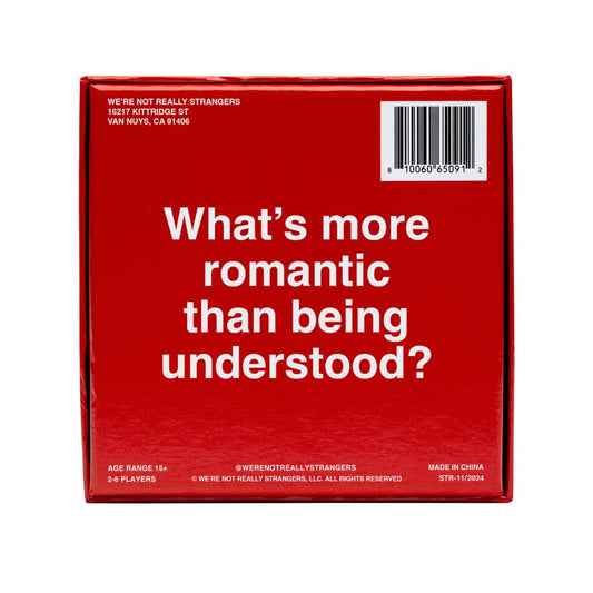WE'RE NOT REALLY STRANGERS Couples Edition Level 1 perception card prompts honest perspectives