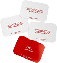 WE'RE NOT REALLY STRANGERS Couples Edition for teens and couples using the game