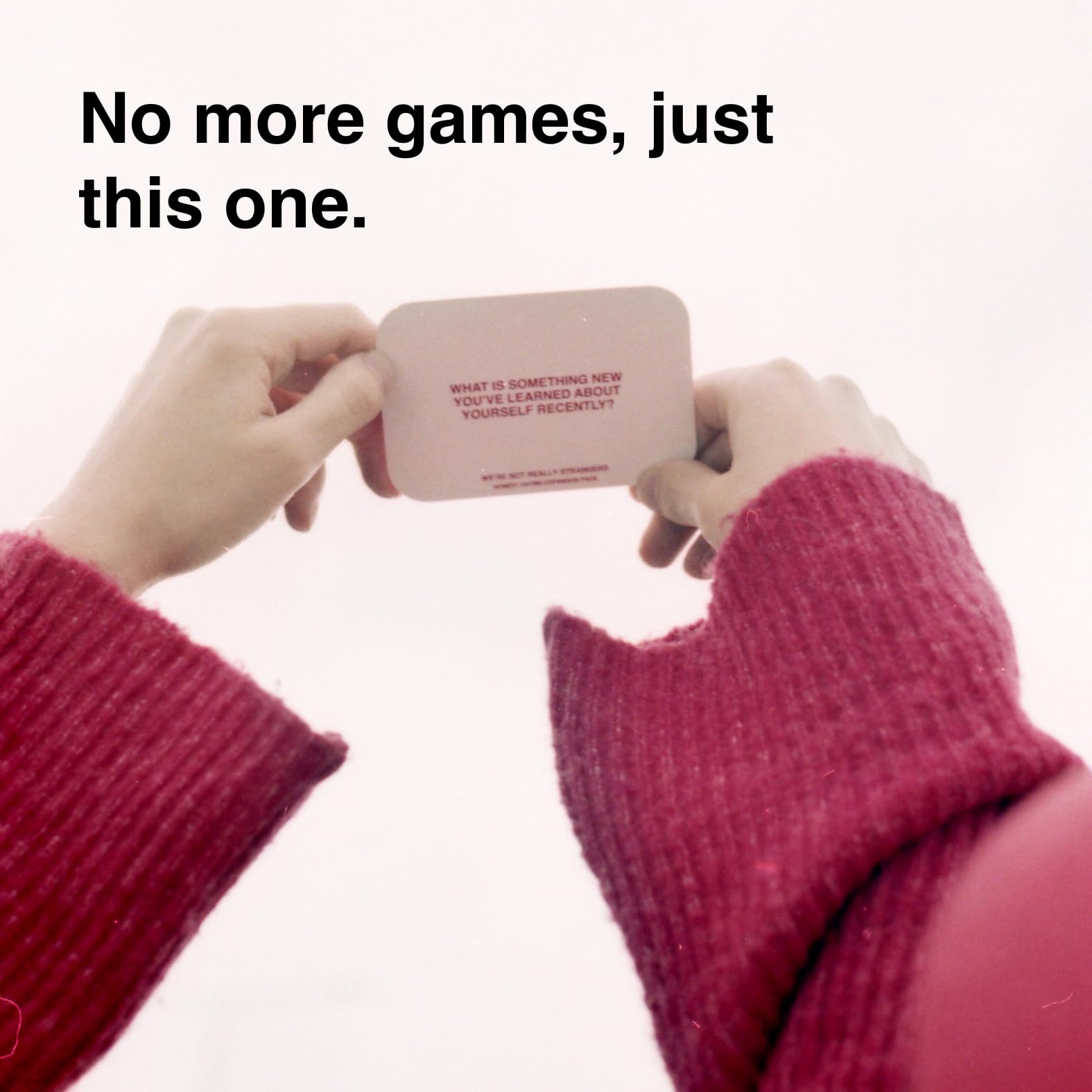 WE'RE NOT REALLY STRANGERS Packaging design ideal for gifting and quick setup.