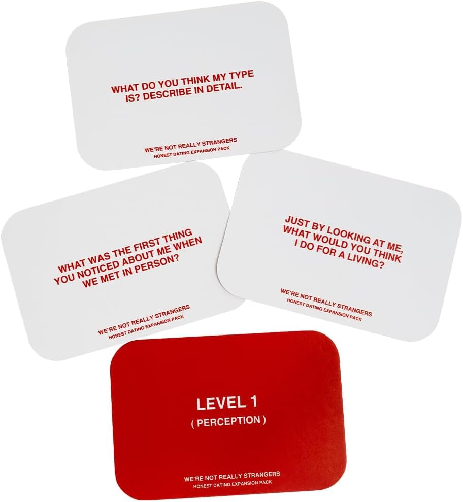 WE'RE NOT REALLY STRANGERS Unboxing experience showcasing card design and packaging.