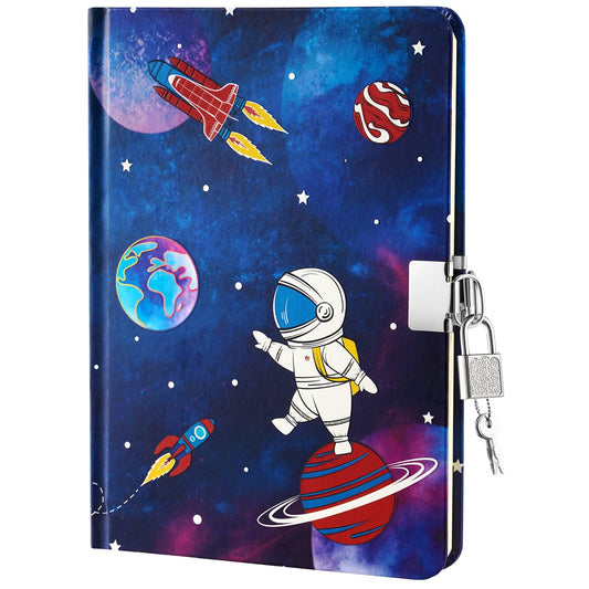WERNNSAI luminous space diary cover invites imaginative space writing