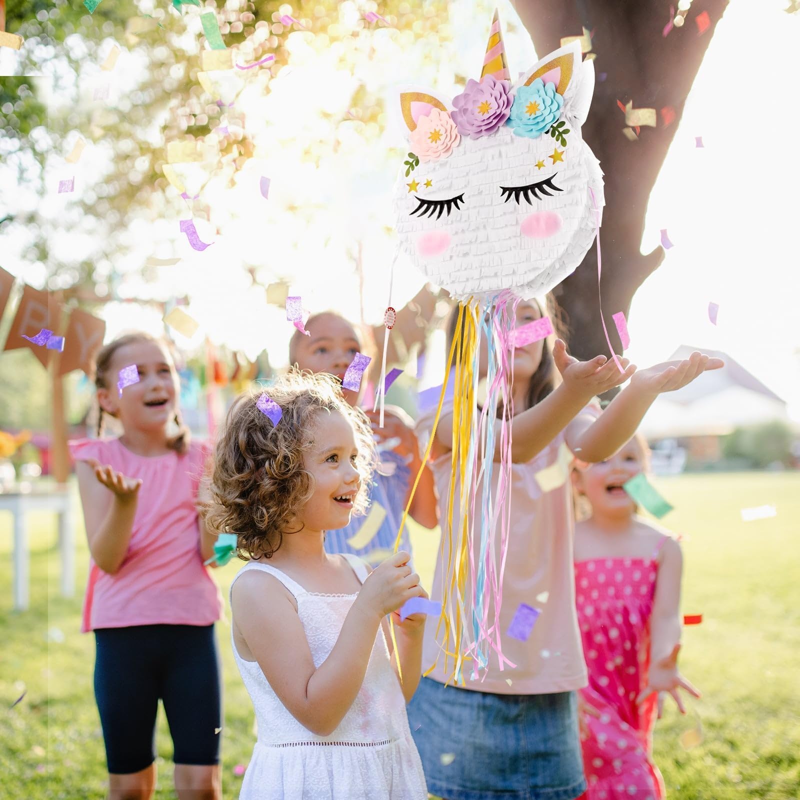 WERNNSAI unicorn pinata party game kit for celebrations