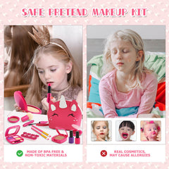 WESAYEE unicorn purse close-up, a cute accessory for pretend beauty play.