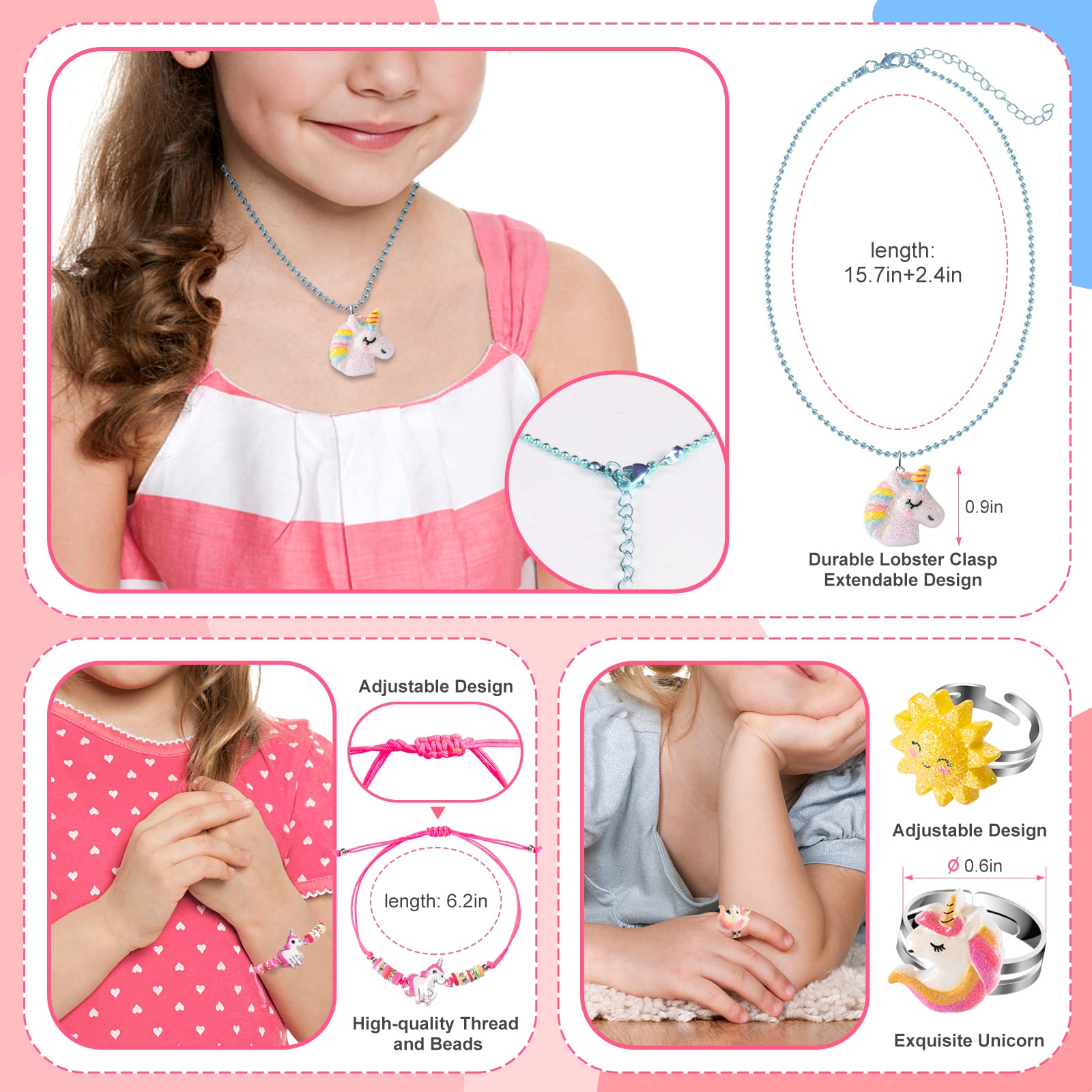 WESAYEE woven friendship bracelets, soft and durable for hours of cooperative play.