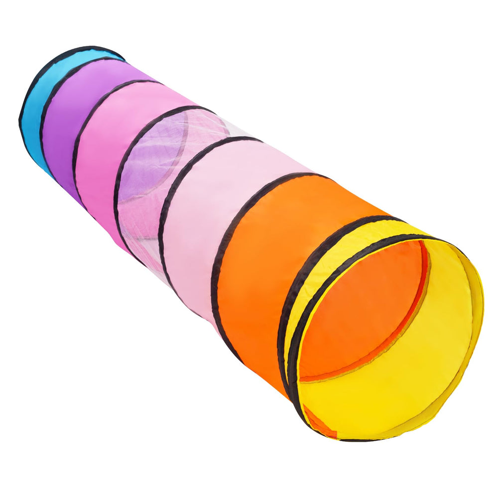WESKMENS pink colorful kids play tunnel ready for safe imaginative exploration