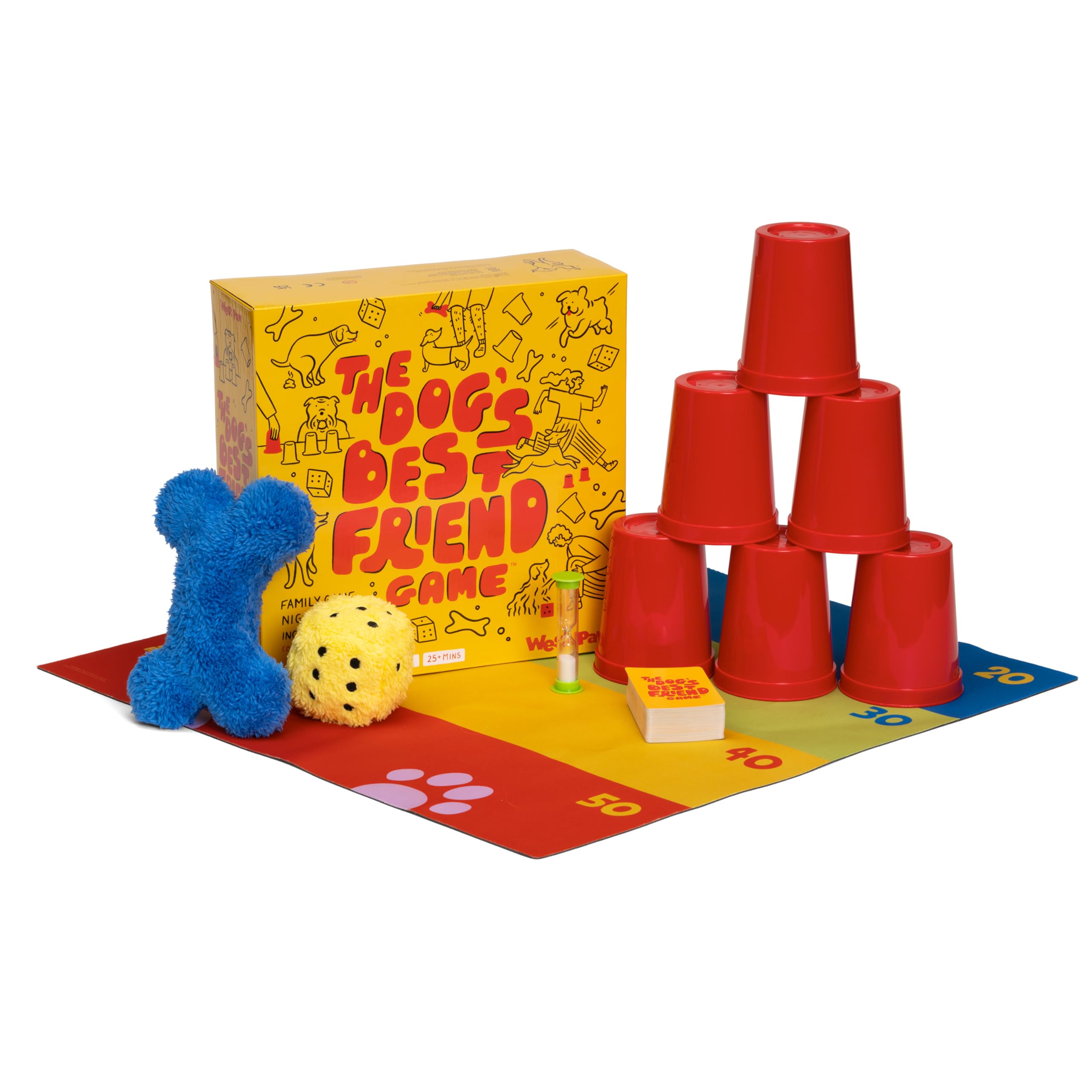 WEST PAW Dog's Best Friend Game board setup for family bonding and interactive play