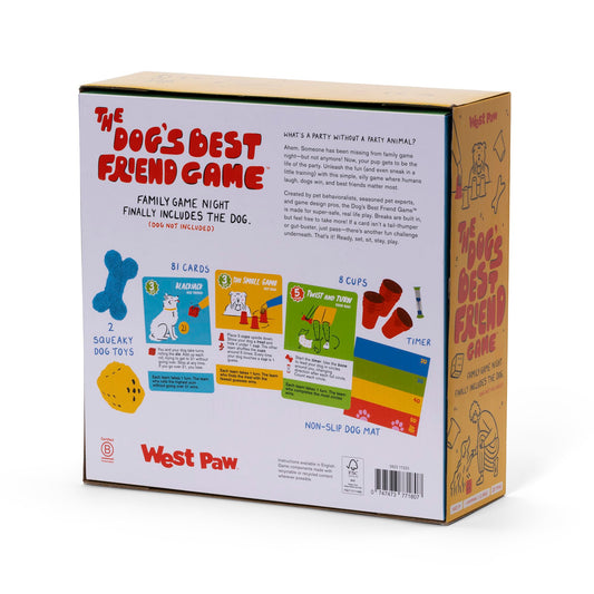 WEST PAW Dog's Best Friend Game challenge cards empower teamwork and social play