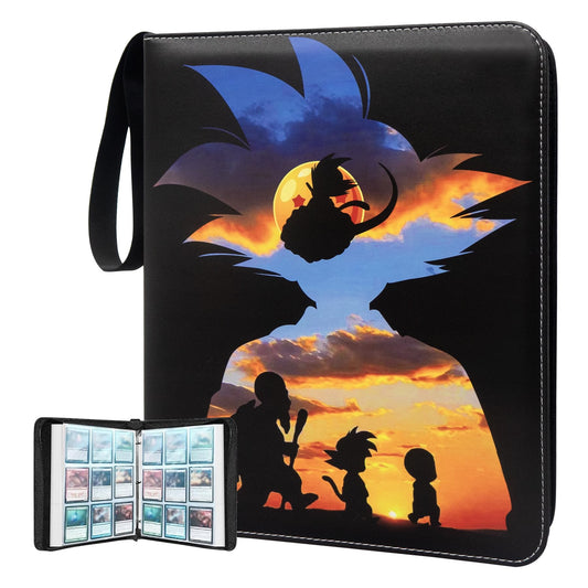 WEST TUNE anime trading card binder with 9 pockets keeps your collection organized