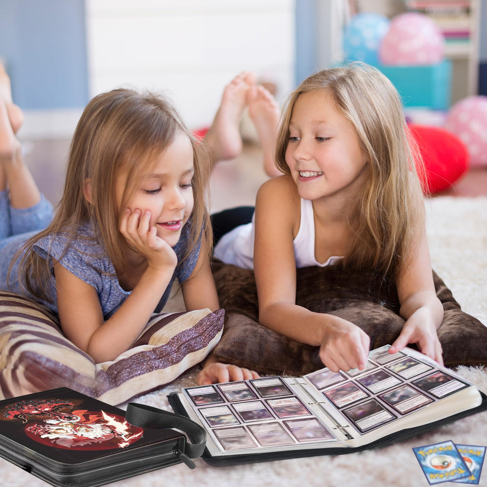 WEST TUNE One Piece Binder compatible with MTG, Yu-Gi-Oh, and more cards.
