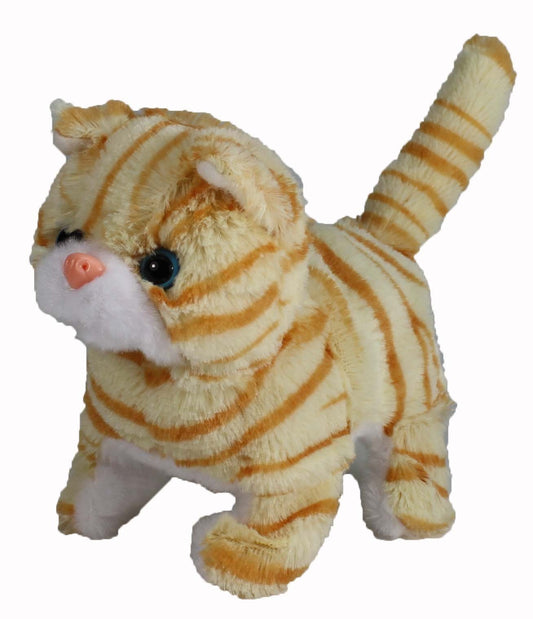 Westminster Casanova orange-striped kitten tail wag for lifelike motion