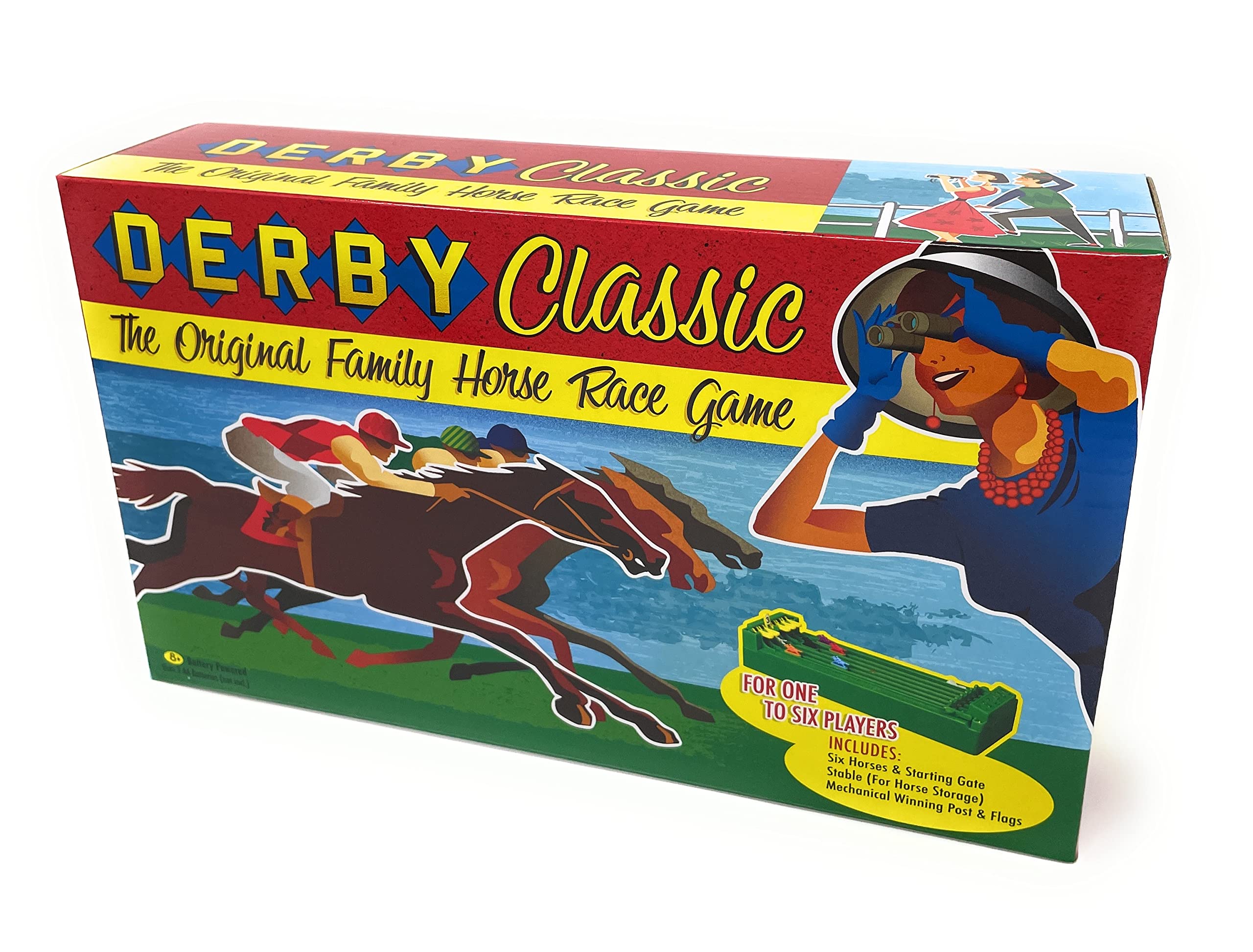 Westminster Desktop Derby: miniature track ideal for small spaces and quick rounds.