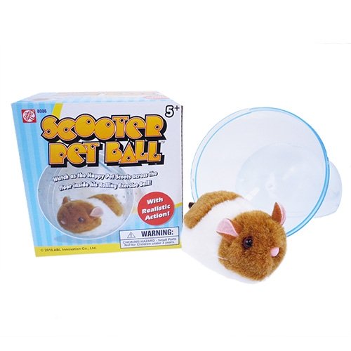 Westminster Happy Hamster Brown 4-Inch figure in clear sphere for imaginative play