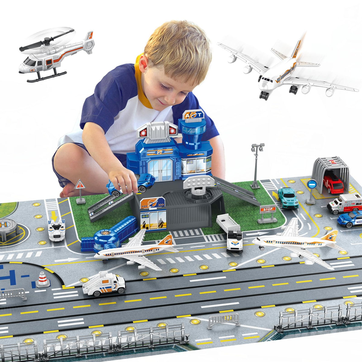 WASAiKA airport playset aircraft collection sparks imaginative play at home