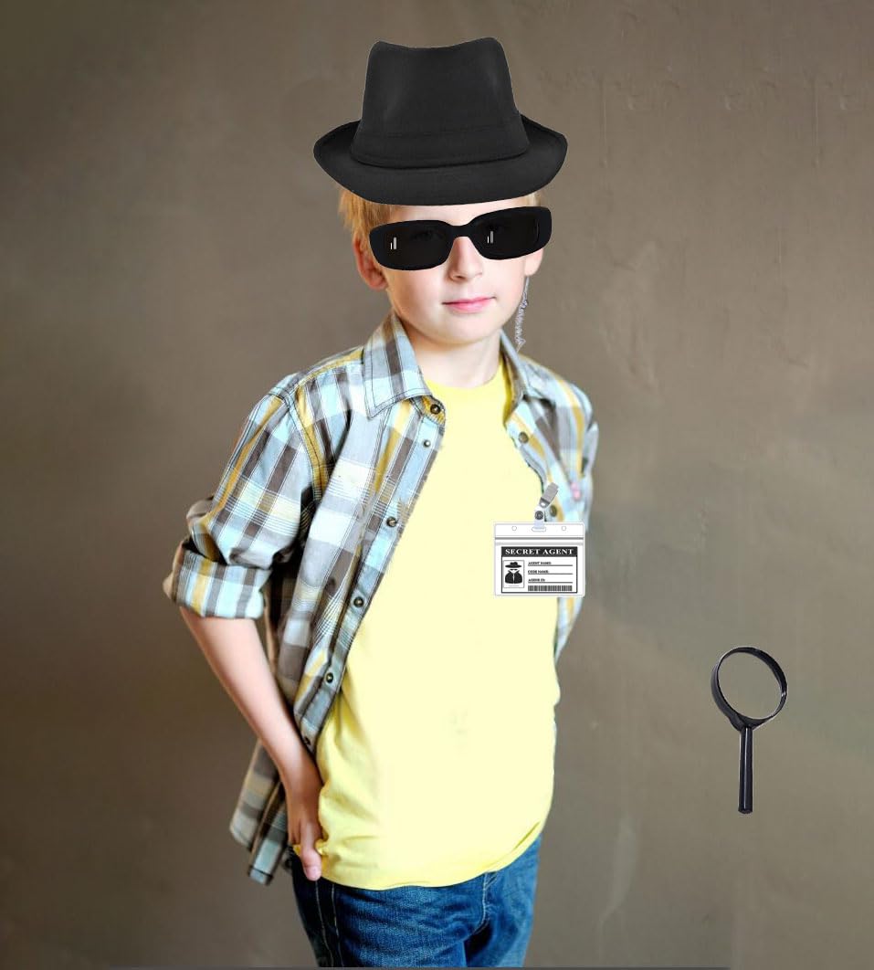 WETEPUXI magnifying glass for clue hunting during pretend investigations.