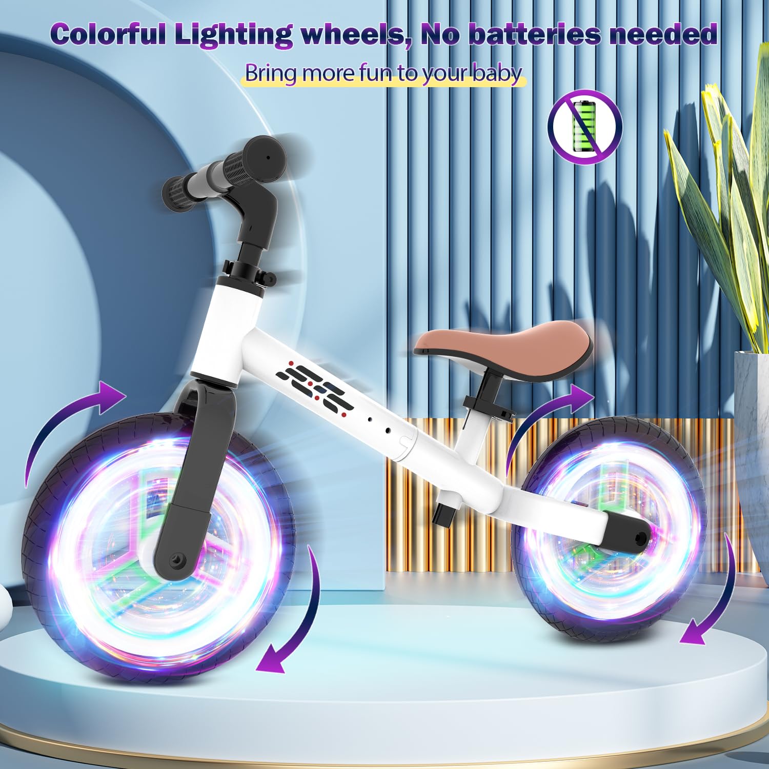Wetify Adjustable Handlebar demonstrates growing comfort for 2- to 5-year-olds.