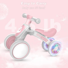 WETIFY sturdy carbon steel frame supports steady toddler rides