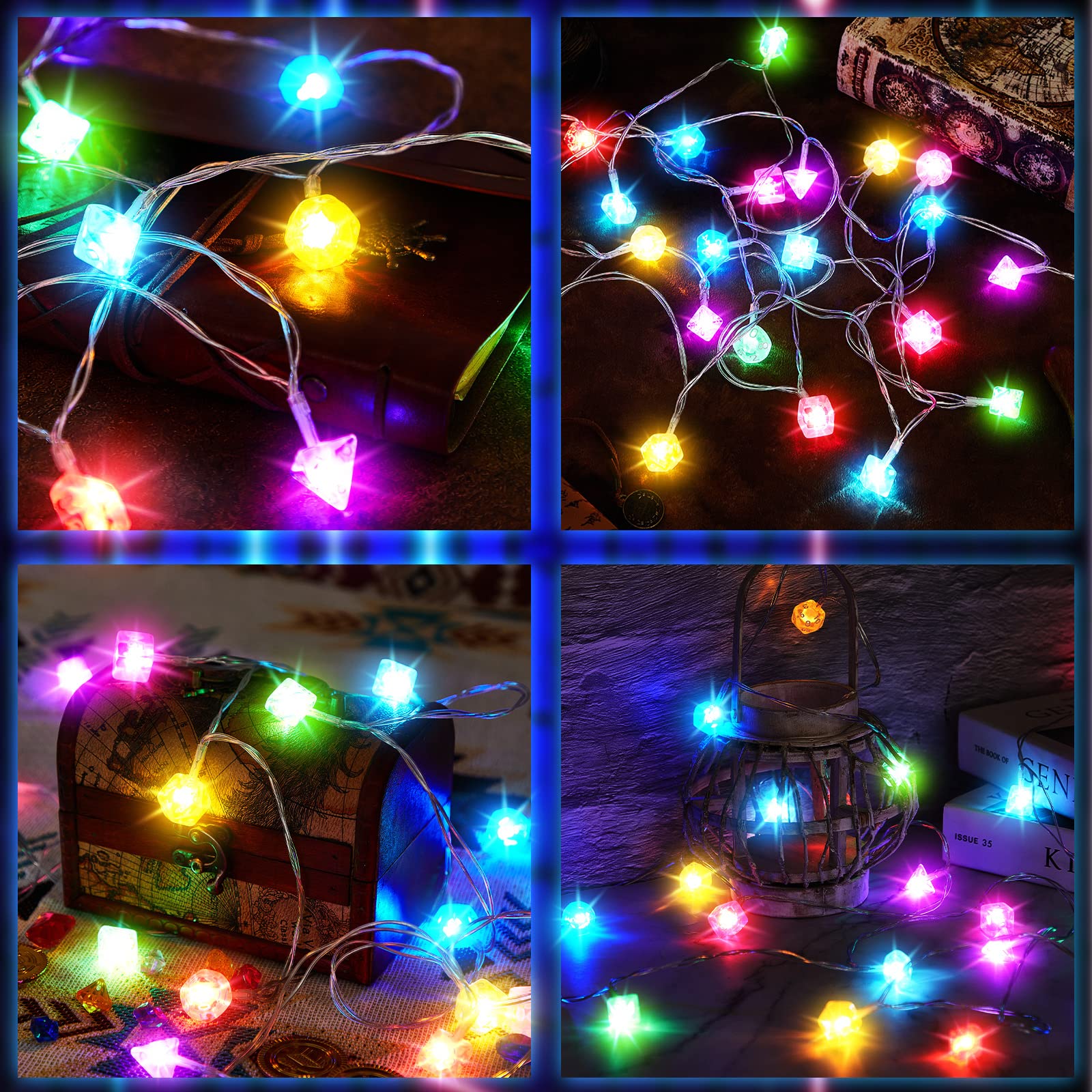 Wettarn dice lights providing 360-degree glow for even illumination