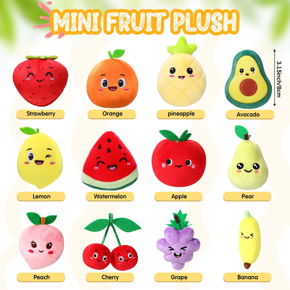 Wettarn fruit plush lemon brightens bags or desks with cheerful vibes.