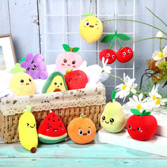 Wettarn fruit plush orange adds sunny color and compact portability.