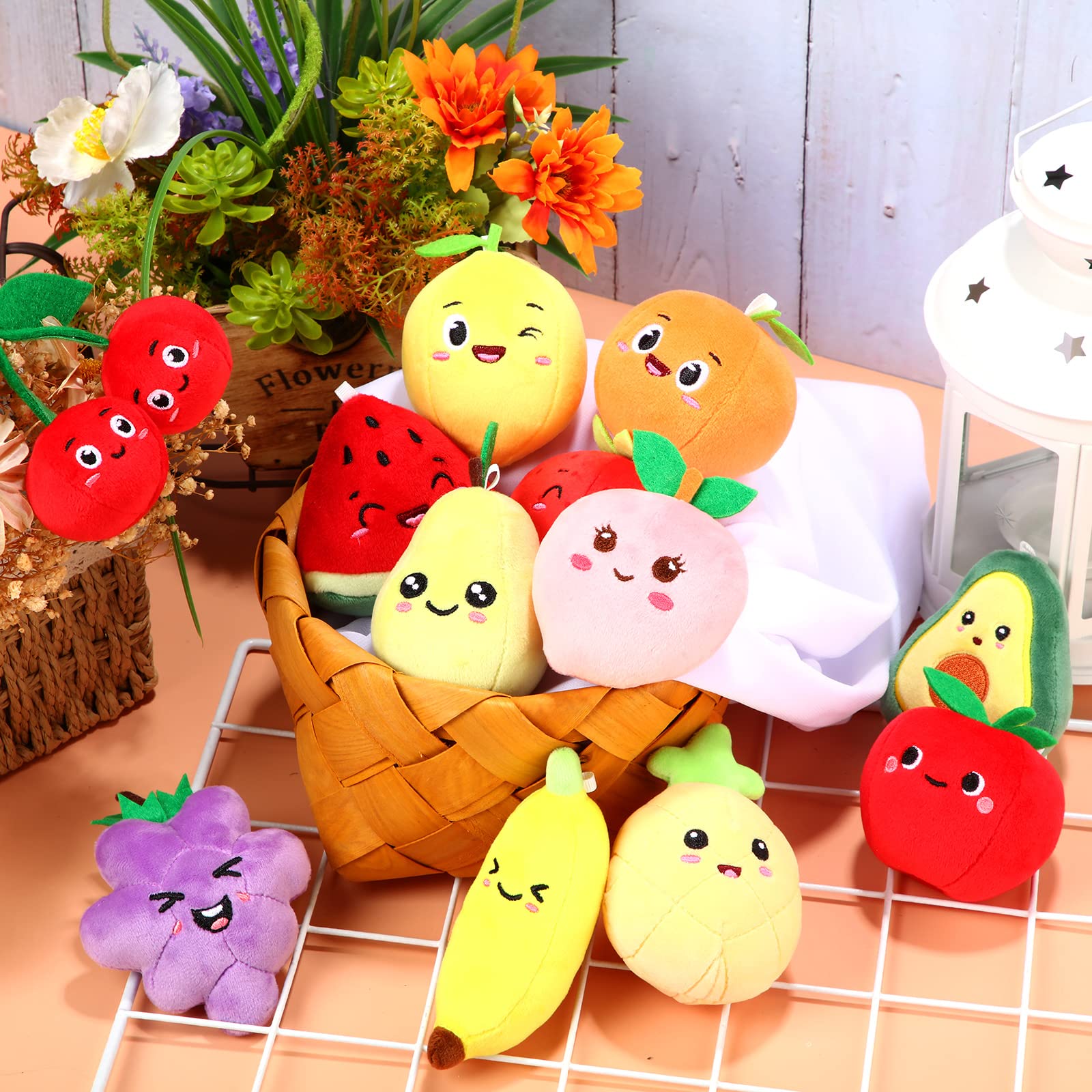 Wettarn fruit plush strawberry adds color to bags and everyday carry.