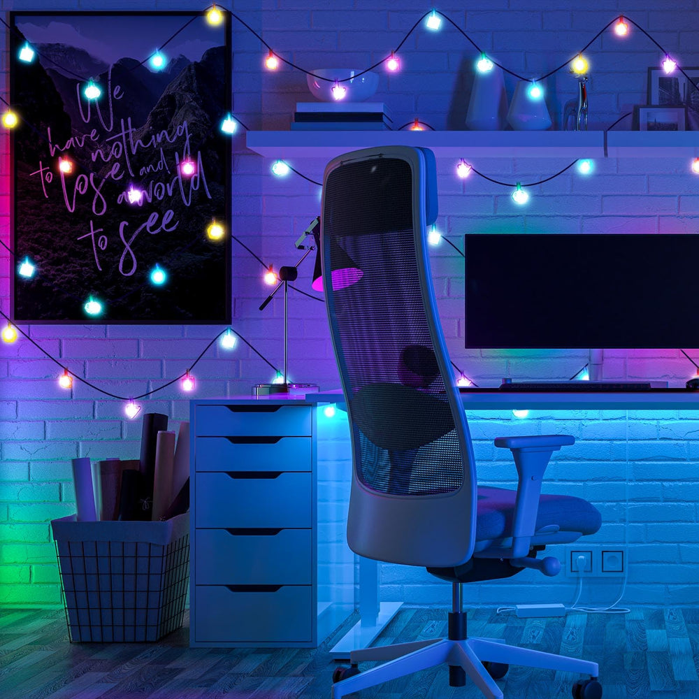 Wettarn indoor/outdoor décor dice lights ideal for weddings and celebrations